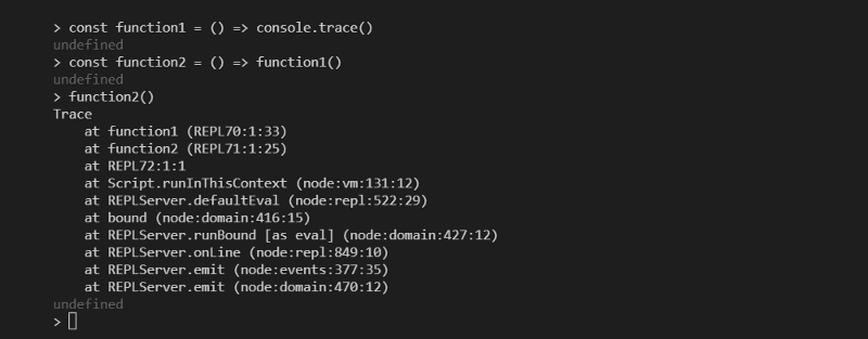 Output to the command Line using Node.js